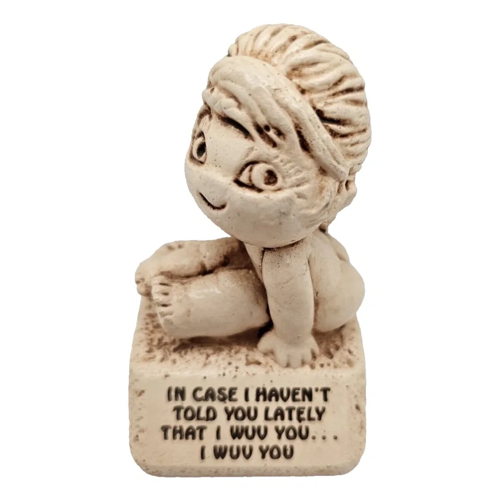 Vintage PAULA Figurine W 617 In Case I Haven't Told You Lately.....Made in USA